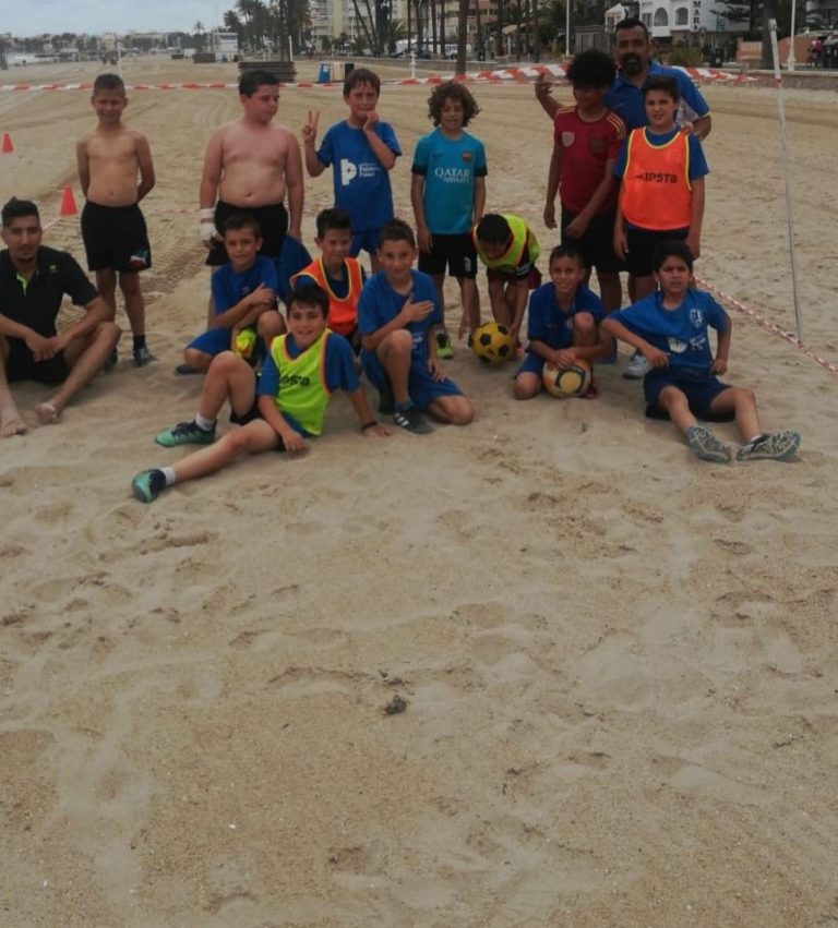 ENTRENO DE POTENCIA EN LA PLAYA