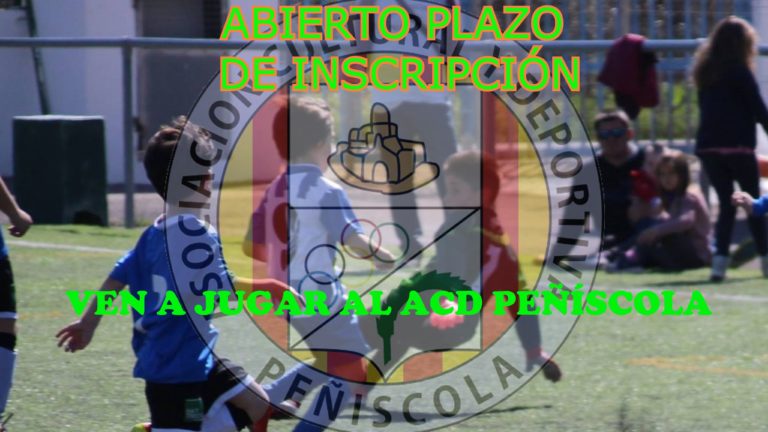 ABIERTO EL PLAZO DE INSCRIPCIÓN