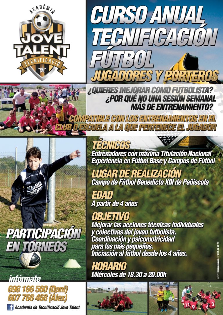 ACUERDO RENOVACIÓN ACD PEÑÍSCOLA-ESCUELA TECNIFICACIÓN JOVEN TALENT