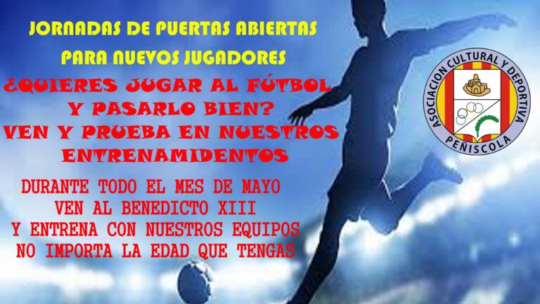 PUERTAS ABIERTAS EN TODAS LAS CATEGORÍAS