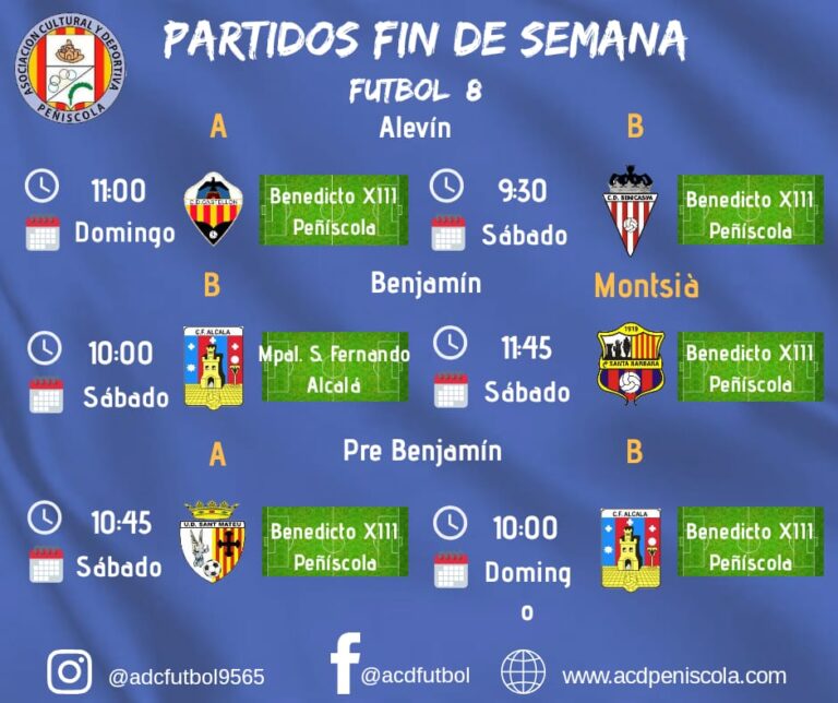 Partidos fin de semana Ene 11/12