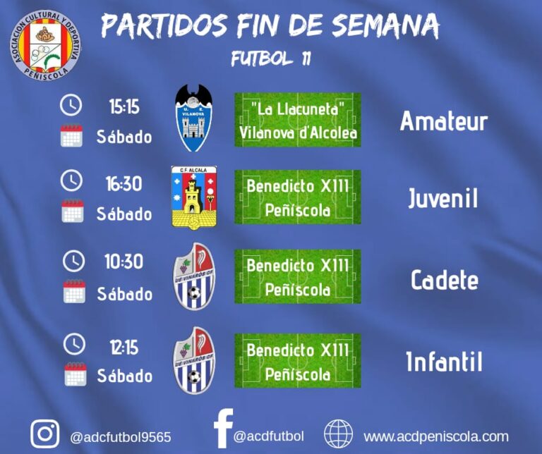 Partidos fin de semana Ene 18/19
