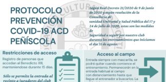 Protocolo prevención Covid-19 ENTRENAMIENTOS